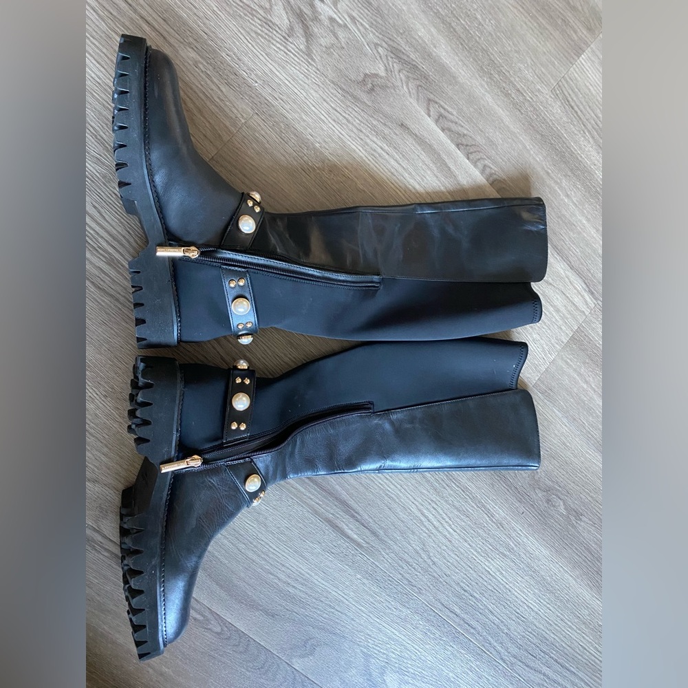 Karl Lagerfeld Paris Women's Reese Knee High Boot - Picture 7 of 9